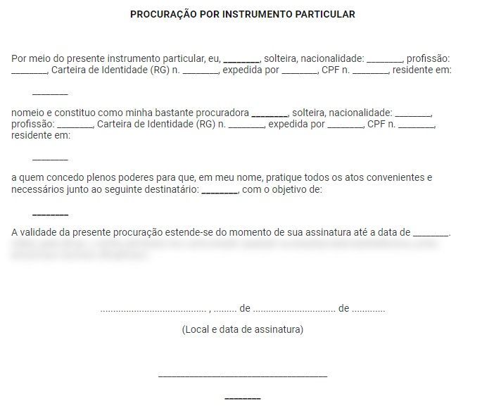 Exemplos E Modelos De Procuração Particular O Que é E Como Fazer Uma 7112